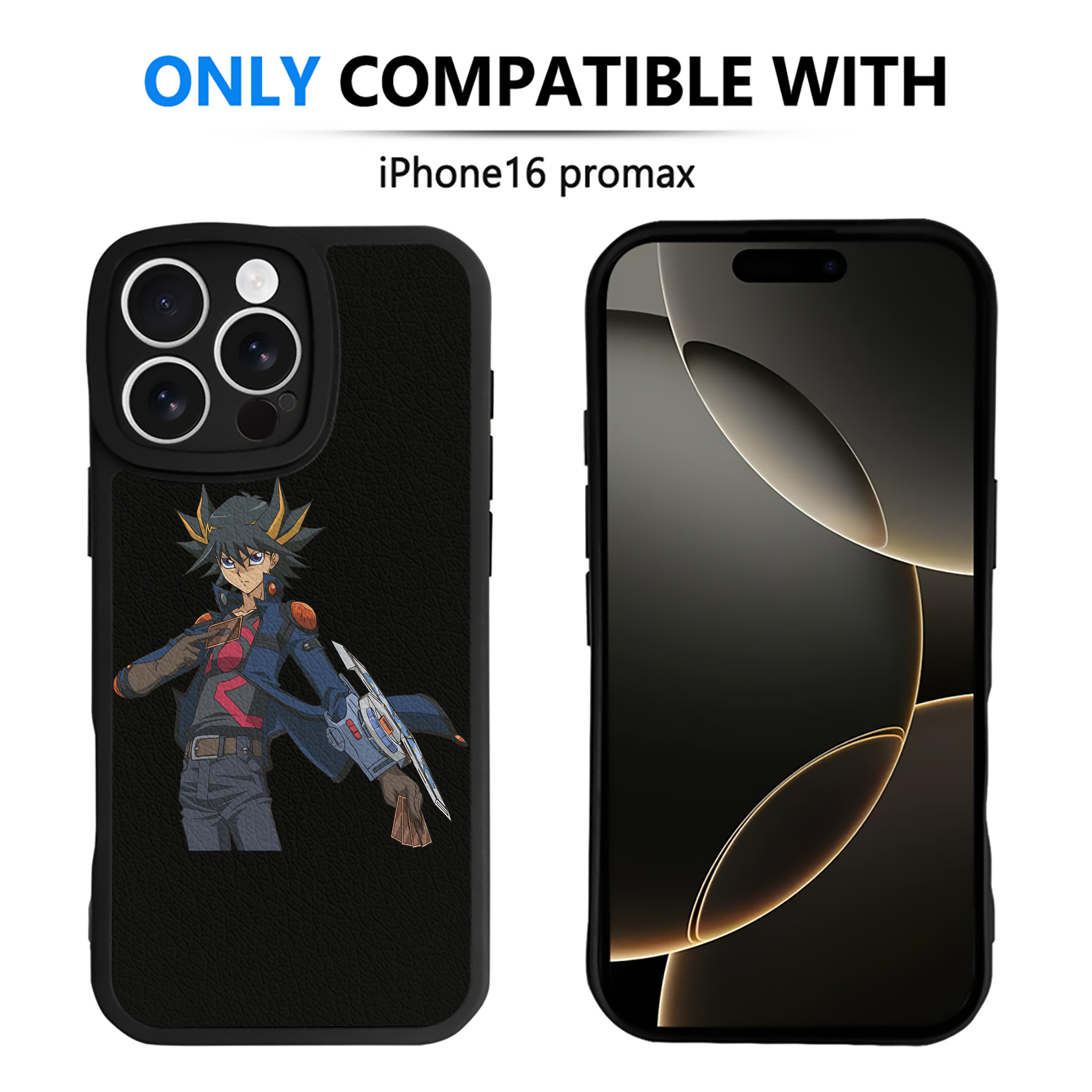 遊☆戯☆王 Yu-Gi-Oh! 【iPhone 16シリーズ対応】シリコンスマホケース（レザー調） 材質：シリコン